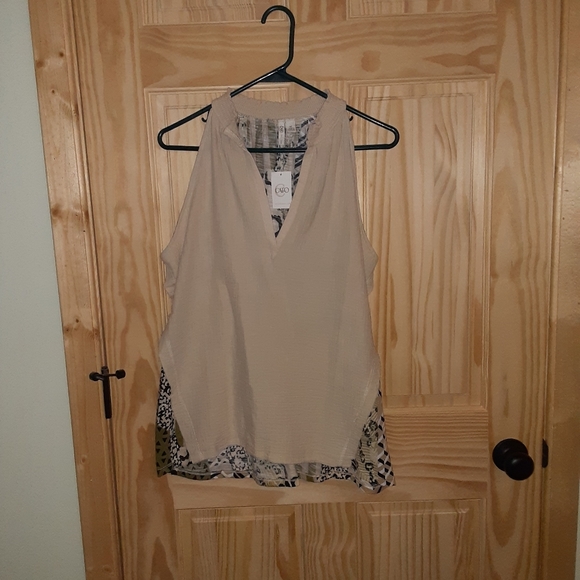 Cato Est. 1946 NWT printed shirt size M - Picture 1 of 3